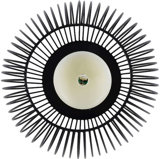GloboStar Διακοσμητικό Φωτιστικό Candle LED Θερμό Λευκό 2700K Κερί 19x19x24εκ.