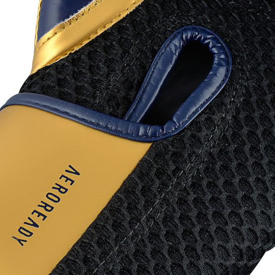 adidas Hybrid Γάντια Πυγμαχίας από Συνθετικό Δέρμα για Αγώνα Χρυσά