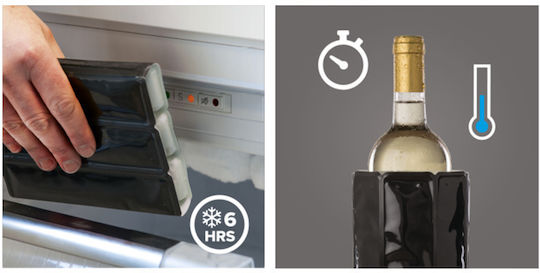 Vacu Vin Active Cooler Παγοκύστη Μαύρη 991526