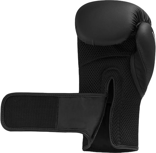 adidas Hybrid 25 Παιδικά Γάντια Πυγμαχίας από Συνθετικό Δέρμα για Αγώνα Μαύρα