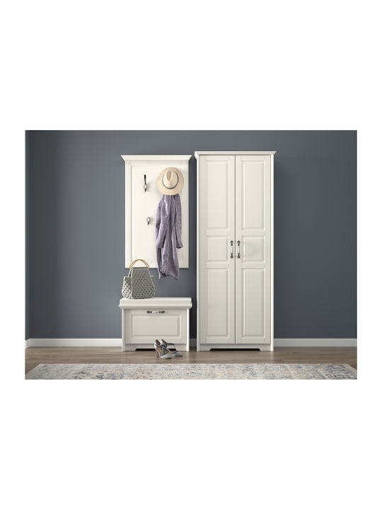Polihome Toscana Ράφι Ντουλάπας από Μοριοσανίδα 65x32x1cm 161586759 2τμχ