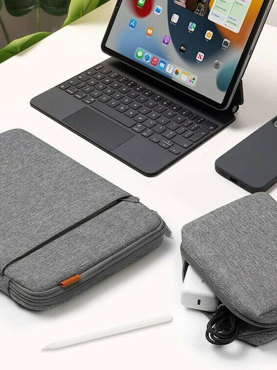 Inateck 360° Protection Σετ με Τσαντάκι Αδιάβροχη Θήκη για Laptop 14" σε Γκρι χρώμα