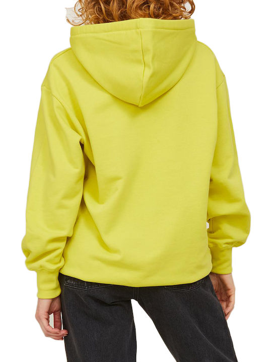 Jack & Jones Women's Hooded Sweatshirt Yellow