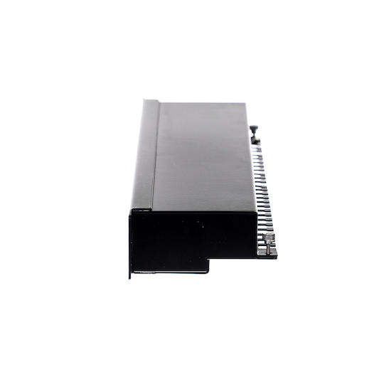 Netrack Patch Panel για Rack 1U 19" 24 Θυρών cat5e Μαύρο