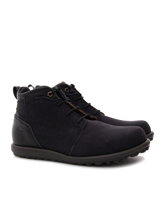 Milkaukee Leather Black Men's Boots