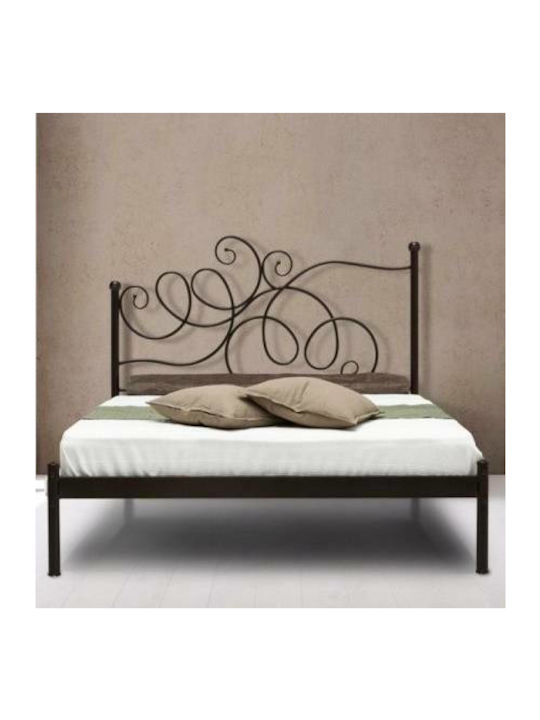 Antigona Pat Dublu Metalic Cupru Pentru Saltea 160x200cm