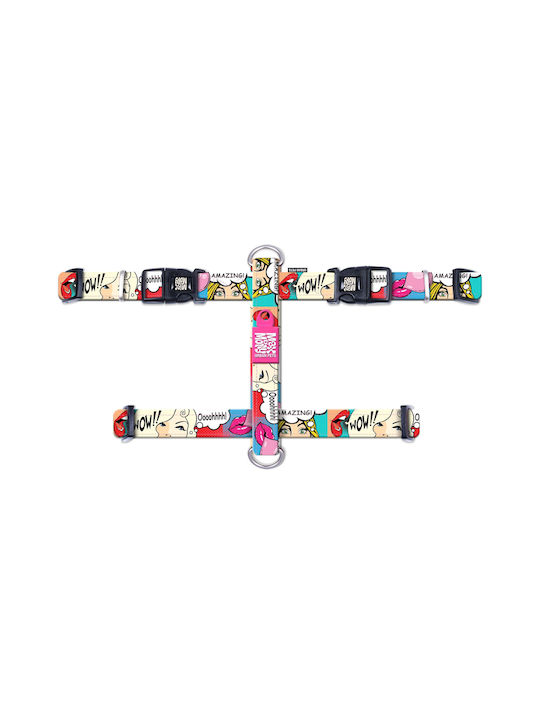 Max & Molly Ham pentru câini Missy Pop Alb Mici 15mm x 41-52cm MM0299