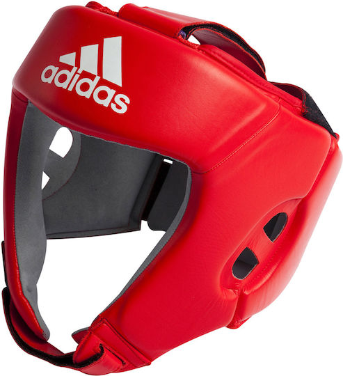 adidas Боксова каска за Възрастни Отворено лице Кожена Червена