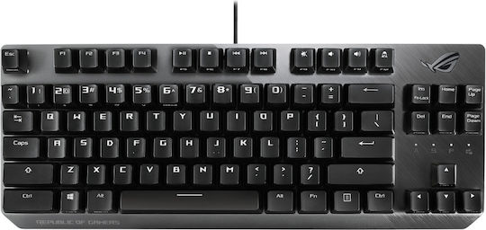 Asus ROG Strix Scope NX Gaming Mechanische Tastatur Tenkeyless mit ROG NX Rot Schaltern und RGB-Beleuchtung (Englisch US)