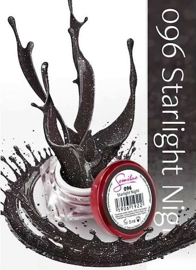 Semilac Gel Falsche Nagelgel 096 Starlight Night 5ml