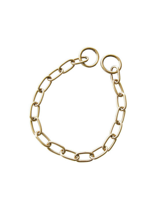 Sprenger Curogan Dog Choke Collar Chain In Gold Colour 3mm x 61cm