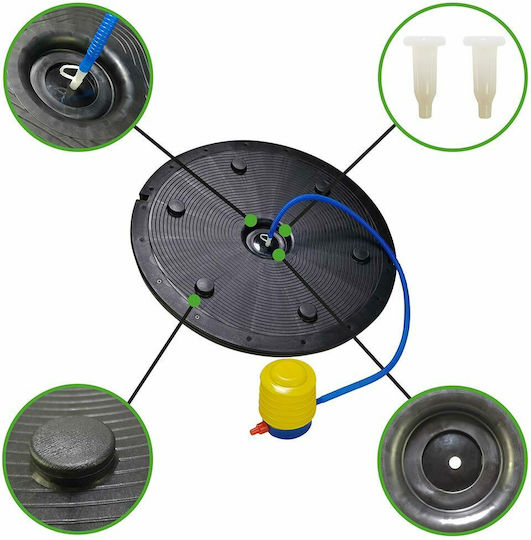 Tunturi Pro Balance Trainer Μπάλα Ισορροπίας Μαύρη με Διάμετρο 60cm