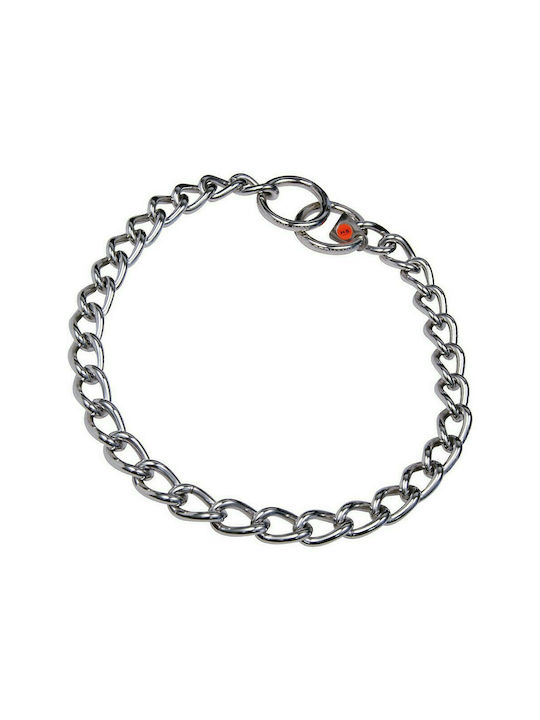 Sprenger Stainless Steel Dog Choker Chain in Silver color 4mm x 65cm