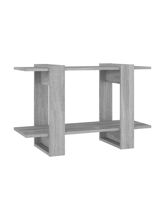 Shelving Unit Floor Grey / Sonoma 80x30x51cm