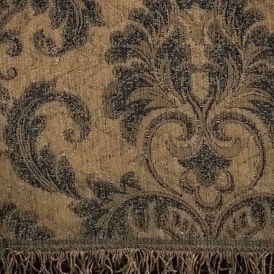 Cotone Victoria Four-Seater Sofa Throw Chenille 170x340cm Golden