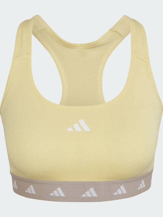 Women's Sports Bra without Padding Almost Yellow / Grey