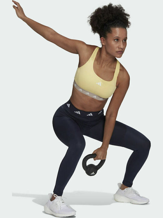 Women's Sports Bra without Padding Almost Yellow / Grey
