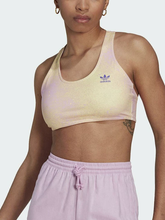 Γυναικείο Αθλητικό Μπουστάκι Bliss Lilac / Almost Yellow