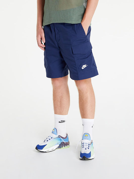 Nike Spotrswear Utility Ανδρική Βερμούδα Dri-Fit Cargo Navy Μπλε