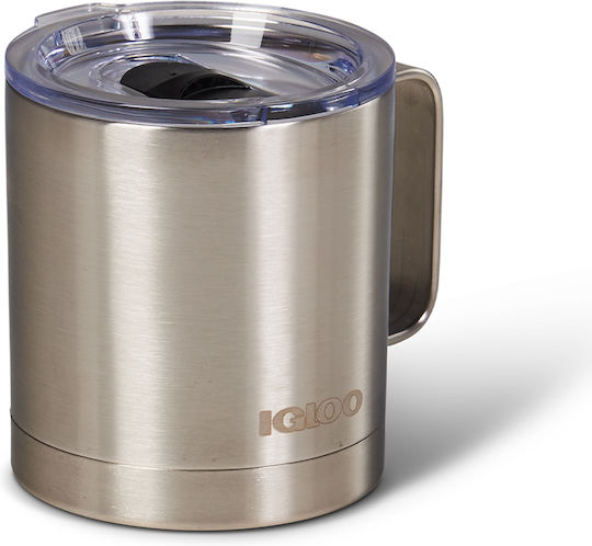 Igloo Igloo Stainless Steel Thermos Bottle 400ml Pink with Mouthpiece