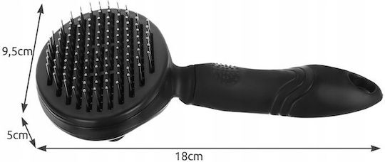 Purlov Brush for Misc Hair Lengths for Coat Cleaning Black