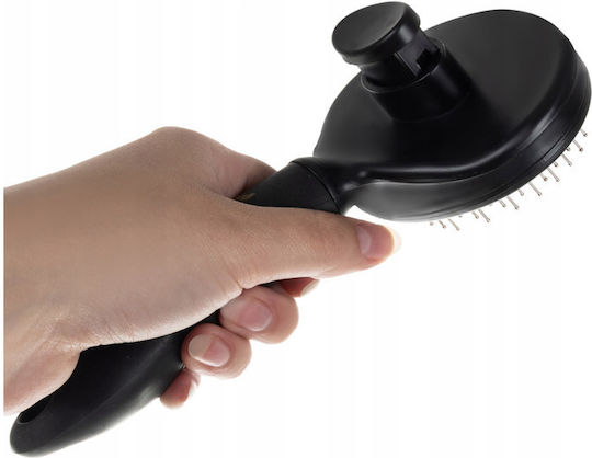 Purlov Brush for Misc Hair Lengths for Coat Cleaning Black