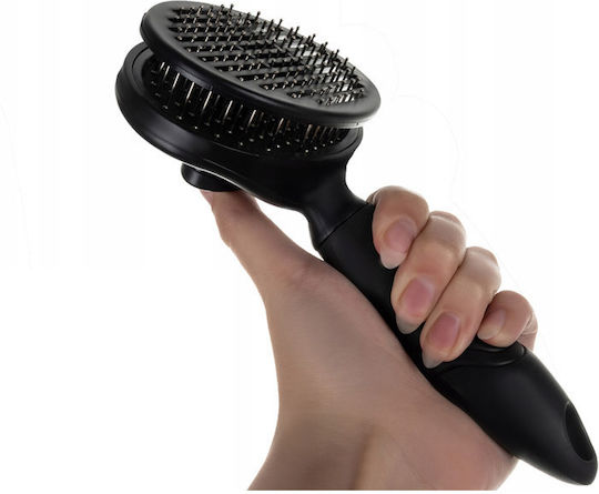 Purlov Brush for Misc Hair Lengths for Coat Cleaning Black