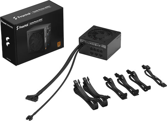 Fractal Design Anode 650W Μαύρο Τροφοδοτικό Υπολογιστή Semi Modular 80 Plus Bronze