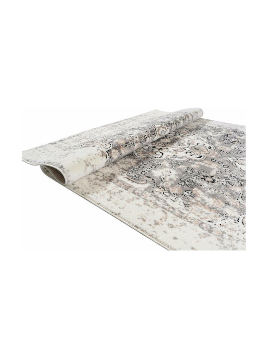 Polcarpet 2033 Σετ Μοντέρνα Χαλιά Κρεβατοκάμαρας Dark Grey White 3τμχ