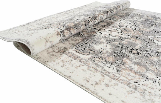 Polcarpet 2033 Σετ Μοντέρνα Χαλιά Κρεβατοκάμαρας Dark Grey White 3τμχ