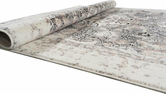 Polcarpet 2033 Σετ Μοντέρνα Χαλιά Κρεβατοκάμαρας Dark Grey White 3τμχ