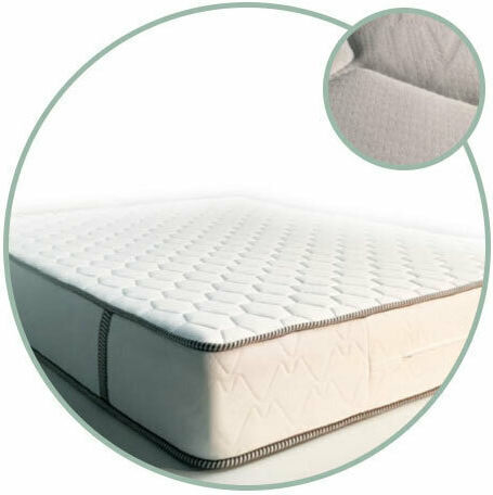 Achaia Strom Relaxation 2Φ Διπλό Ανατομικό Στρώμα Foam / Latex Διπλής Όψης 140x190x24cm με Aloe Vera