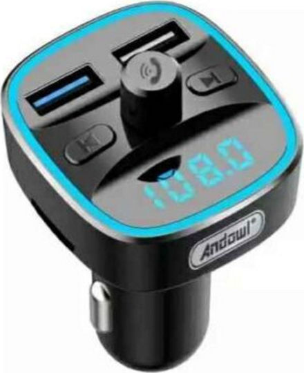 Andowl FM Transmitter Αυτοκινήτου AN-Q-T104 με USB Q-T104