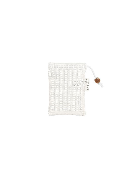 Foamie Solid Bar Bag Σαπουνοθήκη Επιτραπέζια Υφασμάτινη Λευκή