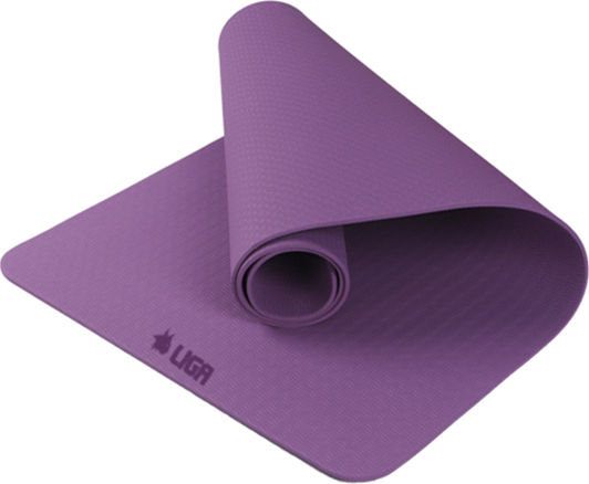 Liga Sport Στρώμα Γυμναστικής Yoga Μωβ (173x61x0.6cm)