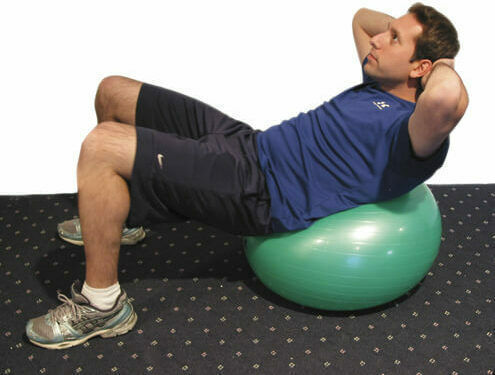 Cando ABS Extra Thick Minge Pilates 65cm în culoare Verde