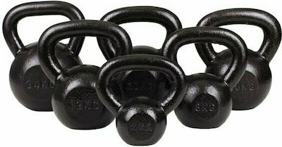 Optimum Kettlebell Gusseisen 24kg Schwarz