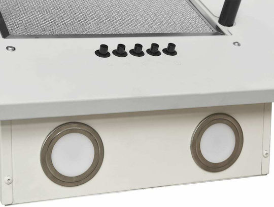 vidaXL Chimney Vent Hood 60cm White