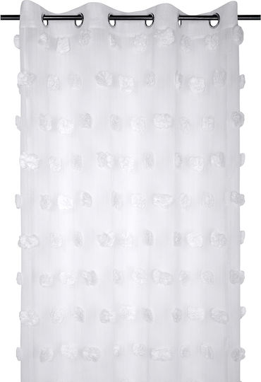 Fabryka Firan S-F Pompinou cu Capse Alb 140x260 cm Fabryka Firan S-F Pompinou cu Capse Alb 140x260 cm