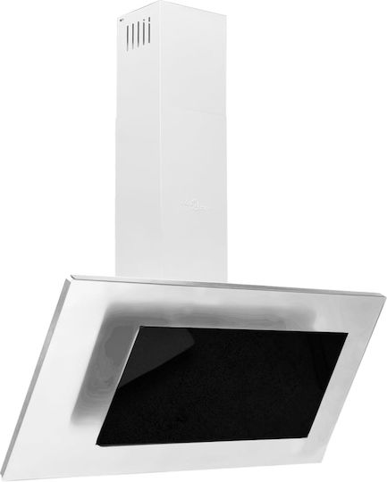 vidaXL Каминен аспиратор 90см Inox