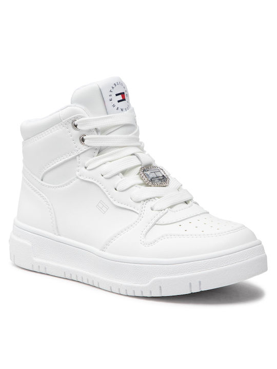 Tommy Hilfiger Kinder Sneakers Hoch Weiß