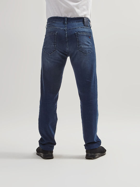 Unipol Men's Jeans Pants in Slim Fit Blue