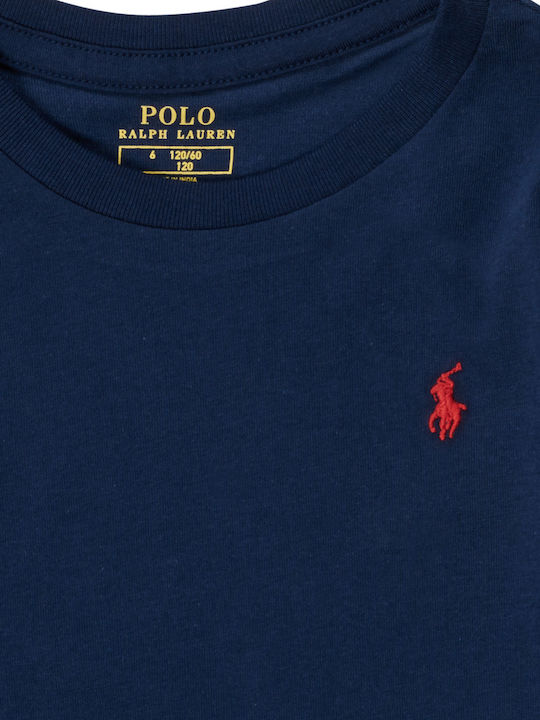 Ralph Lauren Kids Blouse Long Sleeve Navy Blue