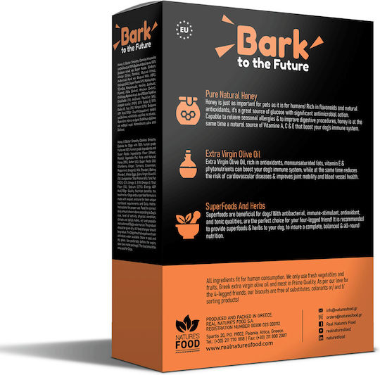 Nature's Food Bark 2 The Future Biscuit Dog with Honey 200gr