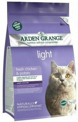 Arden Grange Light Trockenfutter für erwachsene Katzen mit Huhn / Kartoffeln 0.4kg