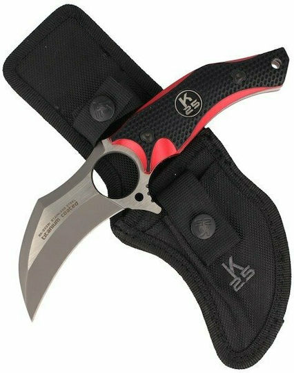 K25 Aluminium Series Karambit Negru în Toc