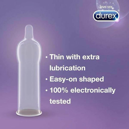 Durex Προφυλακτικά Intimate Feel 12τμχ 56mm Natural