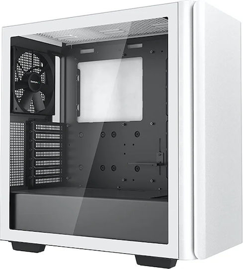 Deepcool CK500 Gaming Midi Tower Κουτί Υπολογιστή με Πλαϊνό Παράθυρο Λευκό