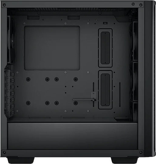 Deepcool CK560 Геймърско Midi Tower Компютърна Кутия със Страничен Прозорец Черна