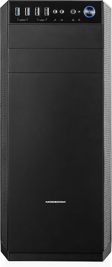 Modecom Oberon Pro Silent Midi-Turm Computergehäuse Schwarz